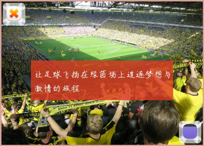 让足球飞扬在绿茵场上追逐梦想与激情的旅程